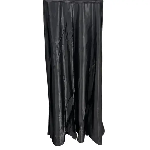 Tadashi Shoji Tadashi Black Maxi Dress Evening Formal Sleeveless Rhinestone Detail VTG Size 10