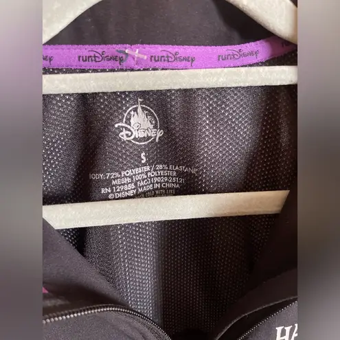 NWOT  Parks Run Disney Halloween Half Marathon Drifit Zip Up thumbnail 4