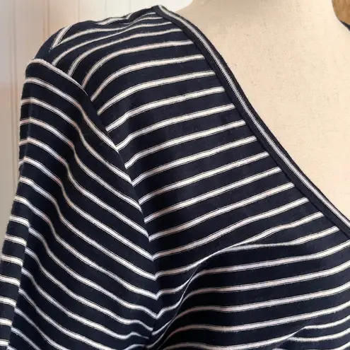 Andrea Jovine Blue & White Striped Dress Weekend by