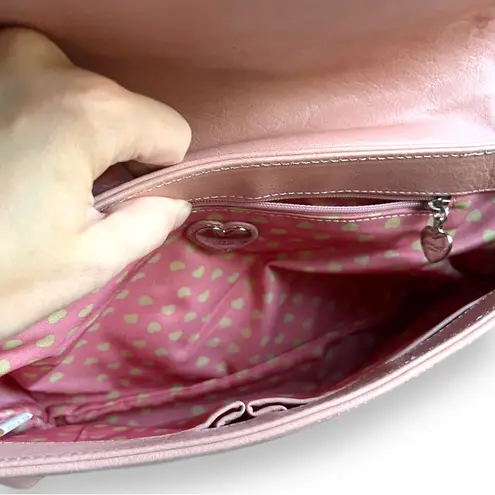 Y2k romantic ruffle Love cat leather shoulder bag Valentine’s edition Pink