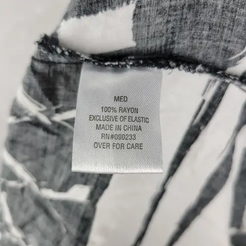 Seneca Rising + Pacsun Womens Dress Size M Black White Strapless Tribal Hi