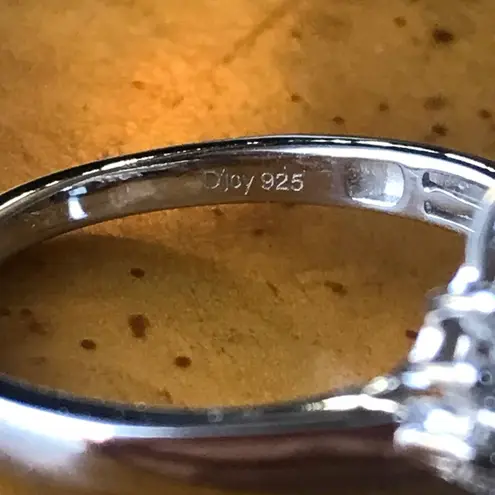 Natural Star Sapphire Moissanite Sterling Silver Ring