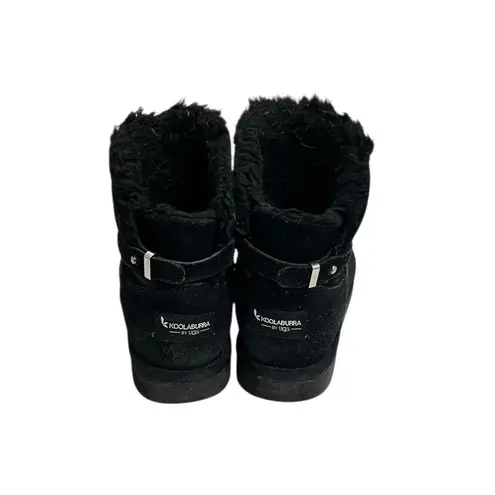 Koolaburra by UGG Remley Mini Suede Boots Black 1105809 Women's 6