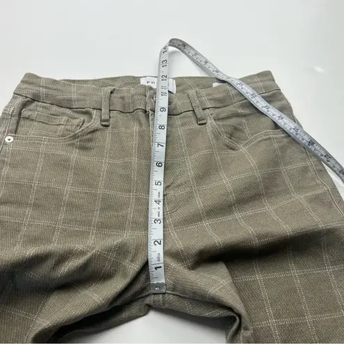frame denim FRAME Le Crop Mini Bootcut‎ Jeans Pant Tan Mid Rise Womens Size 28 Stretch