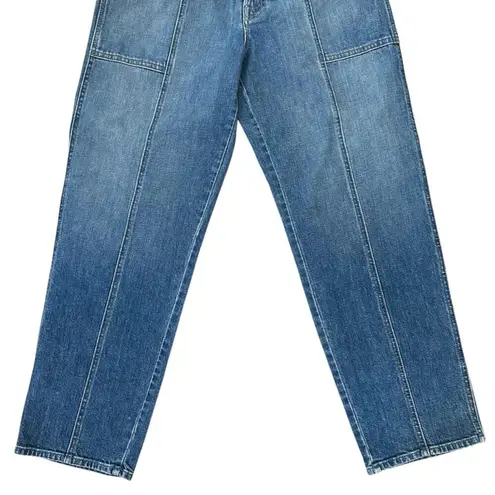 MOTHER SUPERIOR The Springy Ankle High Rise Straight Size 32 Cowboys Don’t Cry Blue