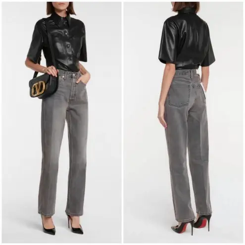 RE/DONE ππ Originals 90s High Rise Loose Jeans ~ Vintage Ash Grey 29 NWT