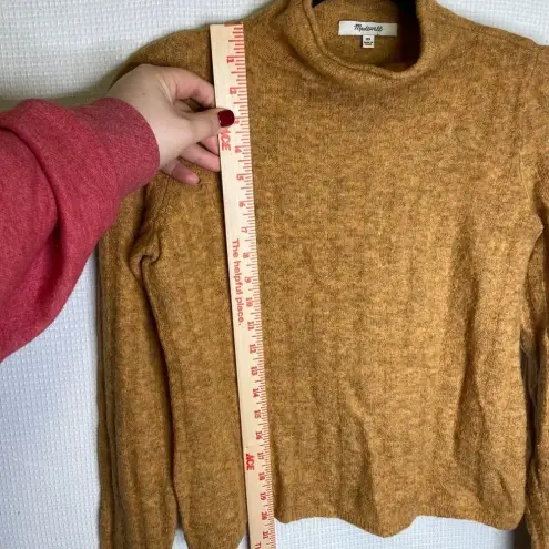 Madewell  |‎ Mockneck Mustard Sweater Alpaca Wool
