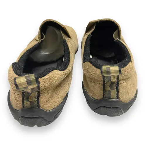 Merrell Women's Shoes Size 6.5 Brown Suede Slip On Mocs Vibram Soles