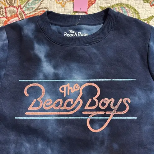 The Beach Boys women's size small graphic pullover fleece sweatshirt comfort Blue