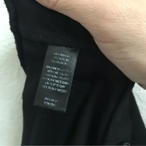 Betabrand navy long straight leg dress pants L