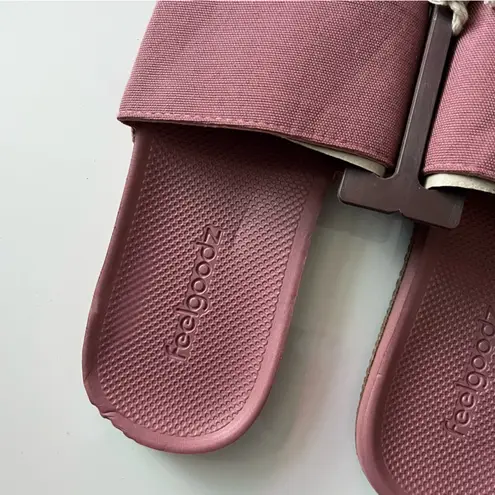 Feelgoodz • NWT Dusty Rose Ease Day Slides Pink Size 10