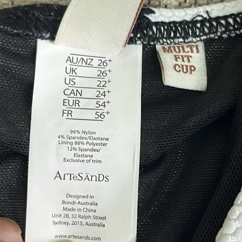 Artesands Cantana Forte Delacroix Tankini top, 22+, multi fit cup D