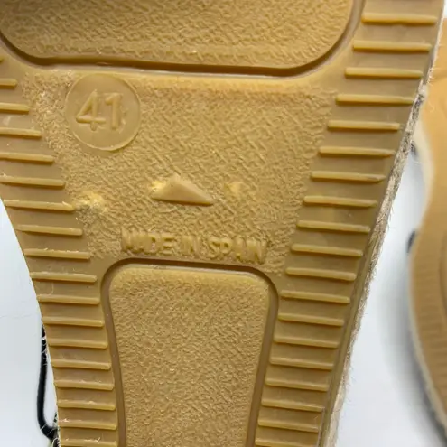 Kanna Thanos Black Suede Closed Toe Espadrilles Made in Spain Size 41 Slingback