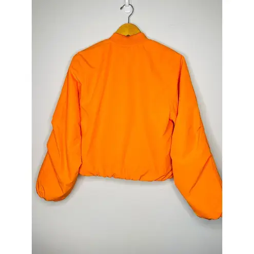 ICHI IHELISO JA Bomber Jacket size 38 Orange Full zip Size L