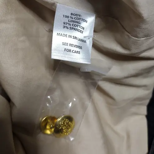 Spartina 449 Chic Cream and Black Buttoned Dress