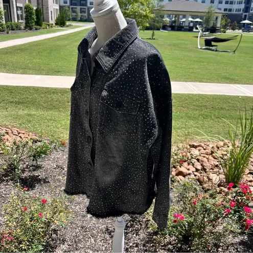 Vocal USA Studded Black Denim Jacket