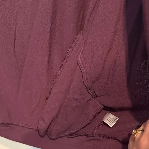 Zenana Outfitters Soft Purple Cardigan - Size M Plum Open Front Side Pockets Top