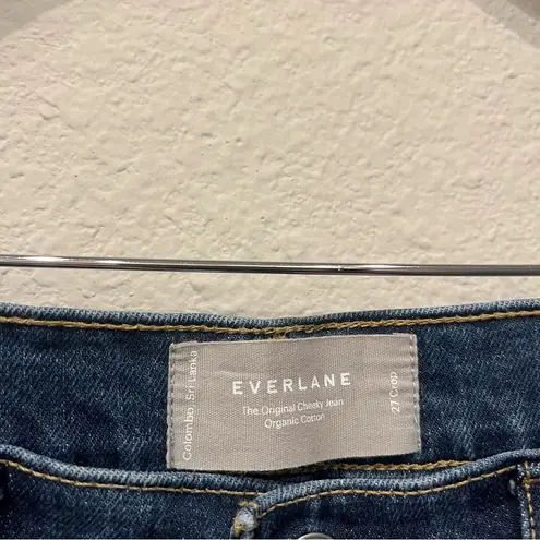 Everlane  The Original Cheeky Jean High Rise Straight Leg Normcore Size 27 Crop