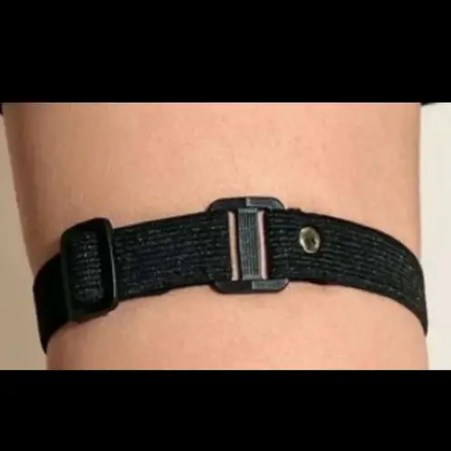 Minimalist Black Thigh Garters New