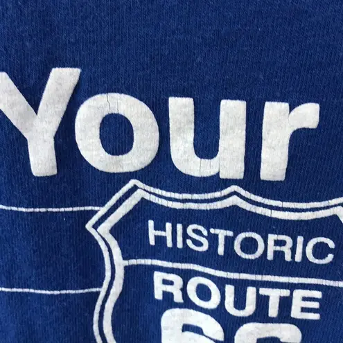 Get Your Kicks on Route 66 Blue Unisex T