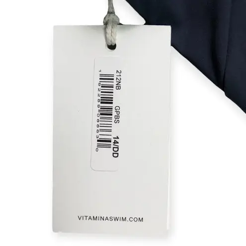 Vitamin A Ibiza Blue Grey High Waisted Eco Lux Swim Bottoms