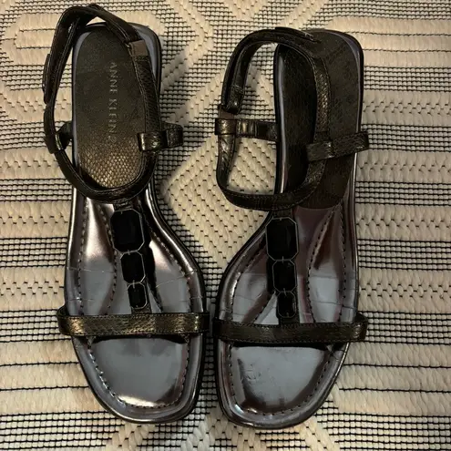 Anne Klein  Y2K Gem Wedge Sandals