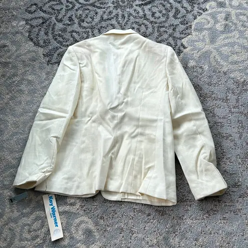 Vintage Kay Warner Blazer & Skirt Set Cream 14