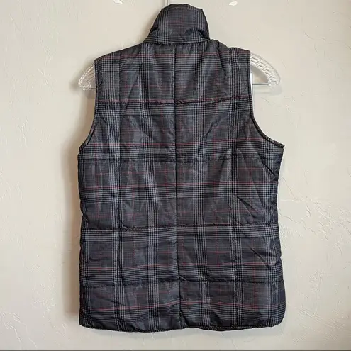 IZOD Plaid Design Quilted Puffer Vest