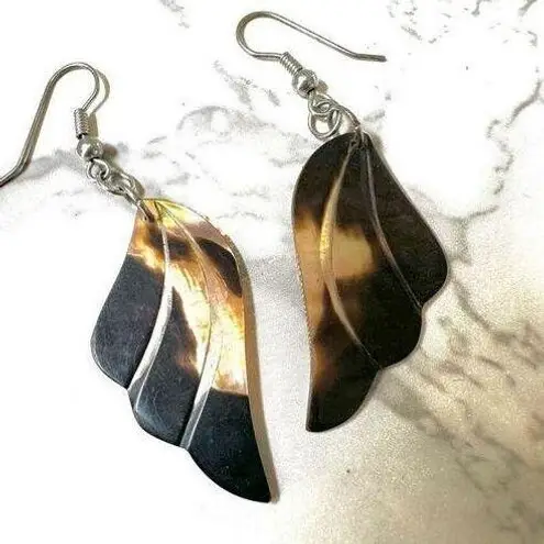 Abalone wing earrings