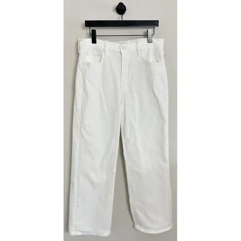 MOTHER The Rambler Zip Ankle in Wash Fairest Of Them All Size US 32 White