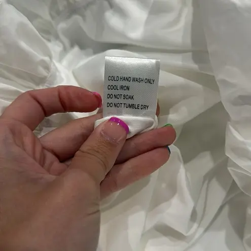 Hello Molly ‎ Downtown Diva Lace Bubble Mini Dress White