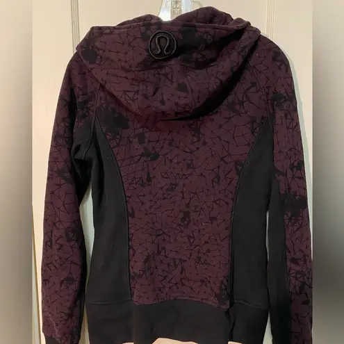 Lululemon Scuba Hoodie II NWT size 8 black cherry / black