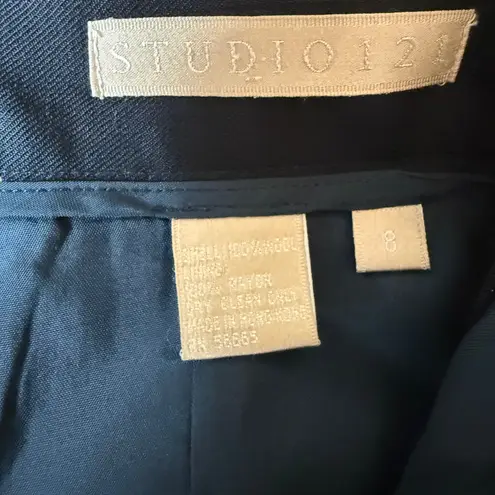 Studio 121 Gold Black Tassel Print Wrap Skirt 80s 90s Size 08