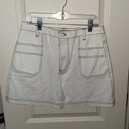 Carmar white jean skirt Size 10