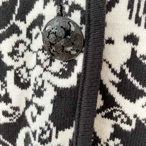 JM Collection black white mandarine collar blazer