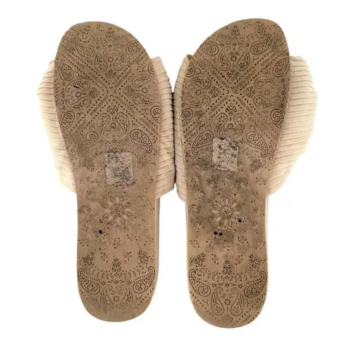 Opening Ceremony Paulyna Nude/Beige Slides Sandals Size 37