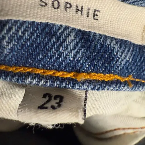 Imogene and Willie Sophie High Rise Straight Leg Denim Blue Jeans Size 23