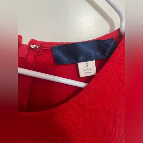 Francesca’s Blue Rain Red Dress Size Small