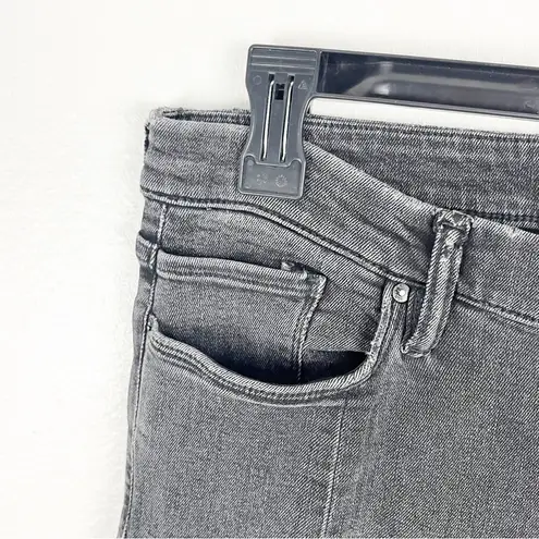 ALL SAINTS Grace Black Wash Split Fray Hem Jeans, Size 32