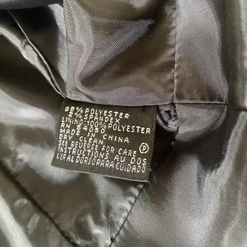 Kasper Like new dark gray vintage blazer with satin lining size 2P