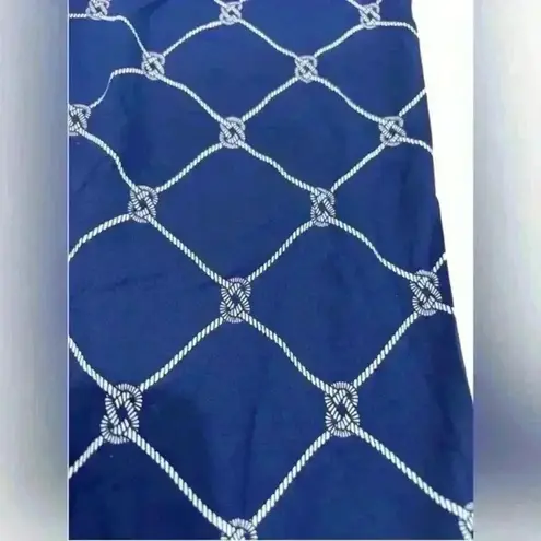 San Soleil Knotical Navy Ladies Small Capri ankle Pants Golf XL Blue