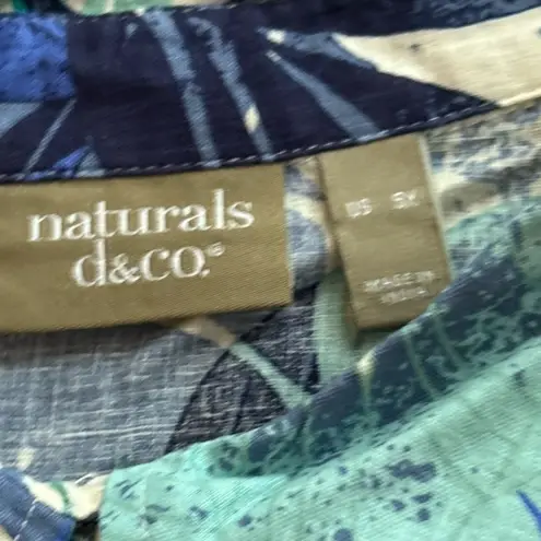 D&co Women's 5x Floral Button