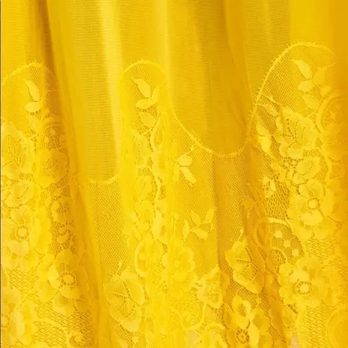 We Are HAH Mad Maxi Chiffon Lemon Drop Dress