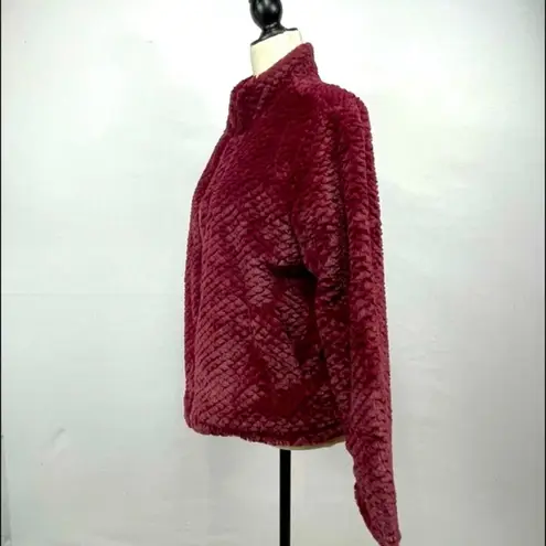 Workshop Republic Clothing Workshop Faux Fur Zip Up Jacket Size M