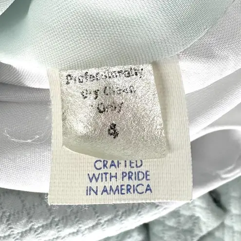 Vintage William Pearson Short Sleeve Jacket and Skirt Set Sky Blue Small Size 4