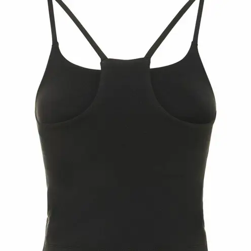 Girlfriend Collective Willa Strappy Tank Top in Black, Size X-Small