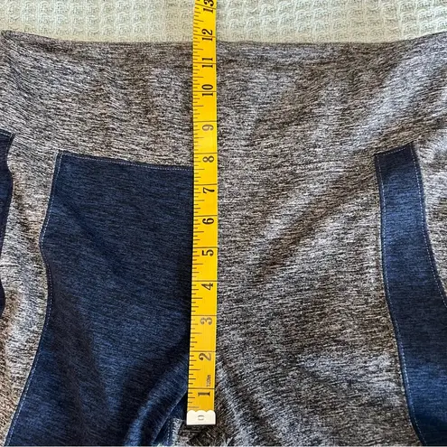 Free People FP Movement Color Block Leggings Womens Medium Gray Navy Yoga