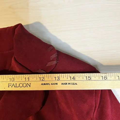 Vintage Womens Sag Harbor Red Dress & Blazer Size 8 Western Rodeo Boho Festival