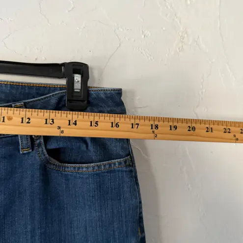 LLBean Classic Fit Womens Blue Denim Jeans Size 16 Regular Casual Basic