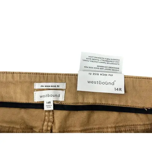 Westbound Women's High Rise Skinny Brown Pants